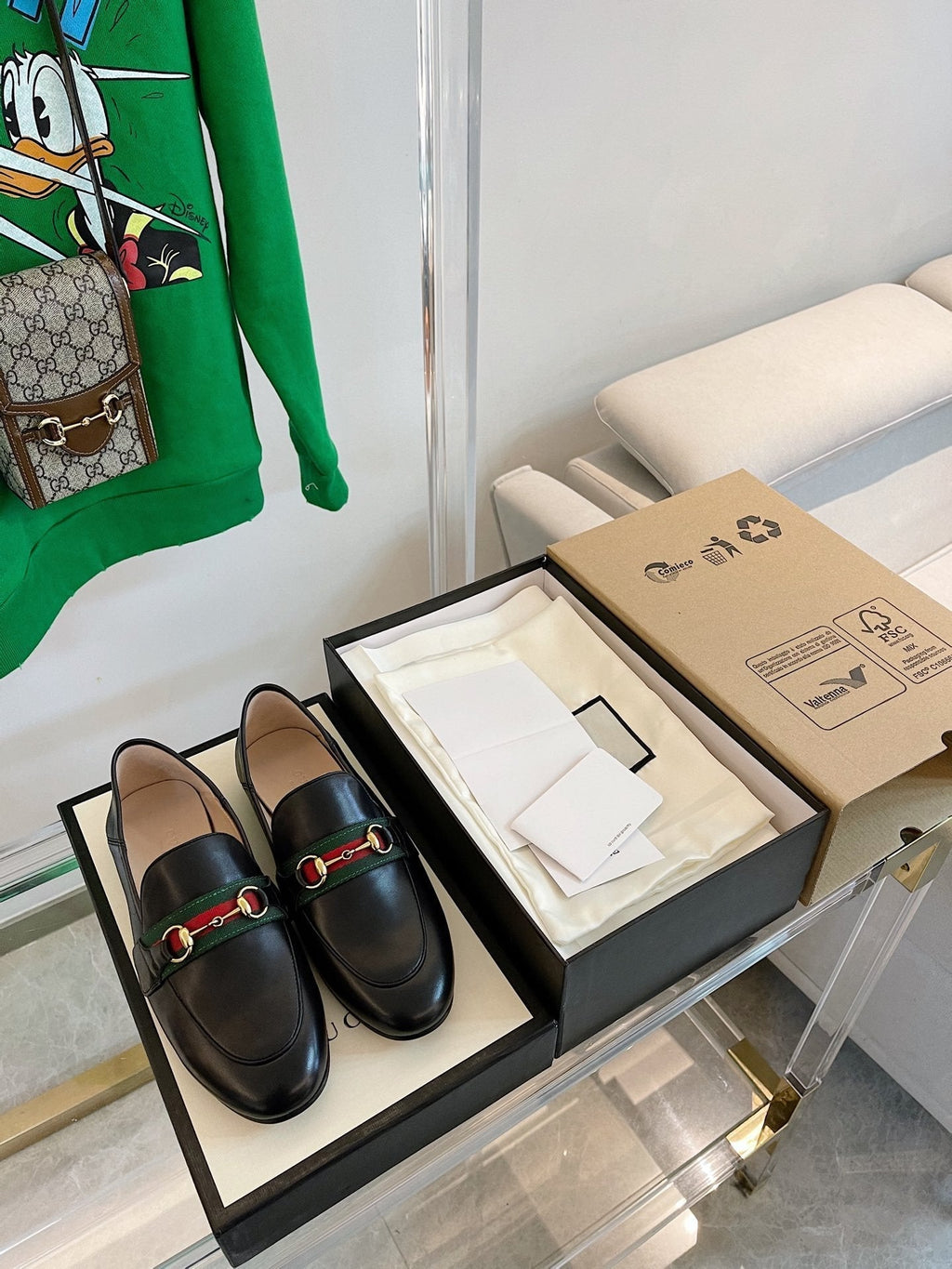 GUCCI LOAFERS PRINCETOWN BLACK