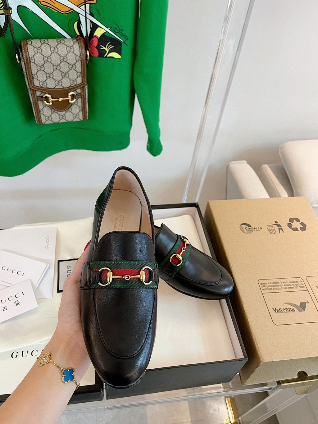 GUCCI LOAFERS PRINCETOWN BLACK