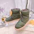 LOUIS VUITTON PILLOW COMFORT ANKLE BOOTS IN ARMY GREEN NYLON