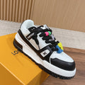 LOUIS VUITTON LV Trainer Maxi Sneaker White Mix Black Calfskin