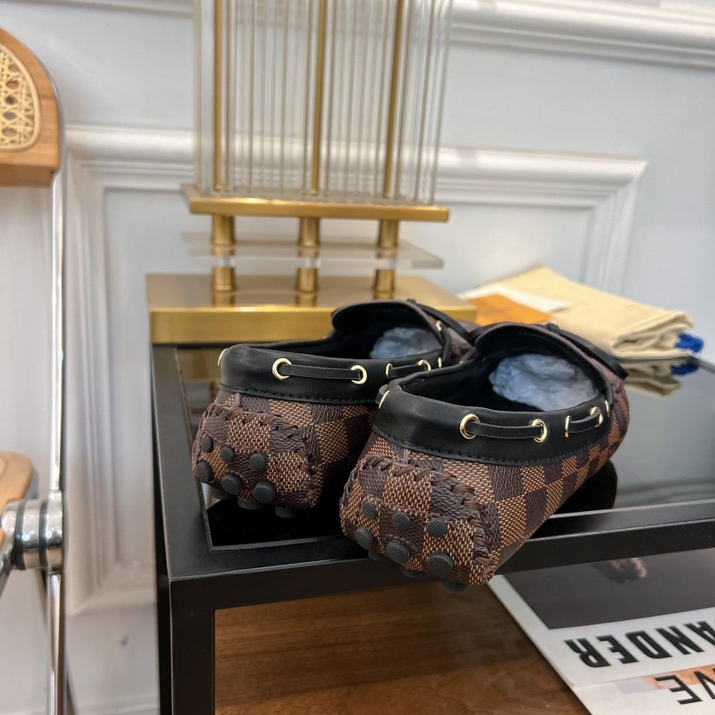 LOUIS VUITTON LV GLORIA FLAT LOAFER CLASSIC MONOGRAM CARO