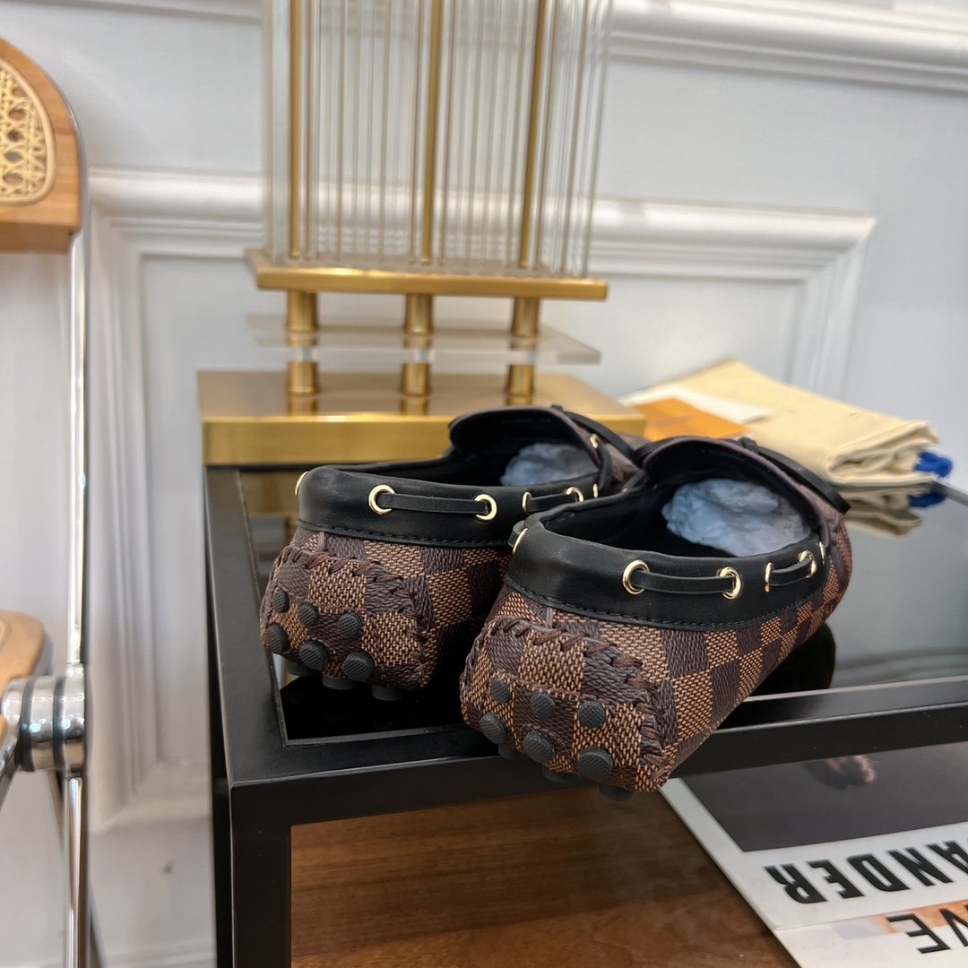 LOUIS VUITTON LV GLORIA FLAT LOAFER CLASSIC MONOGRAM CARO