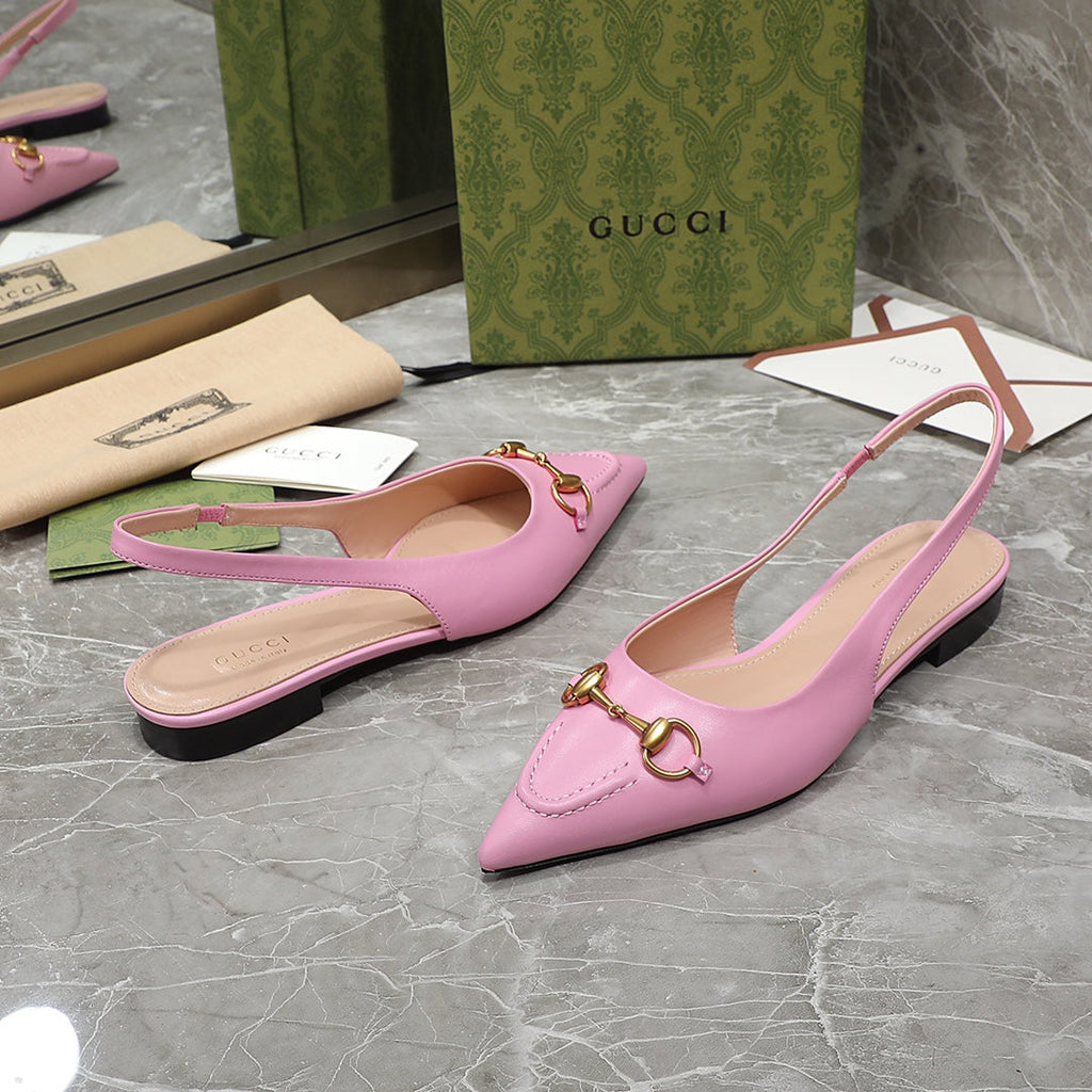 GUCCI Flat Sandals pink