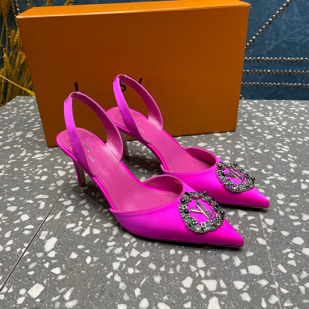 LOUIS VUITTON LV MET SLINGBACK PUMP PINK