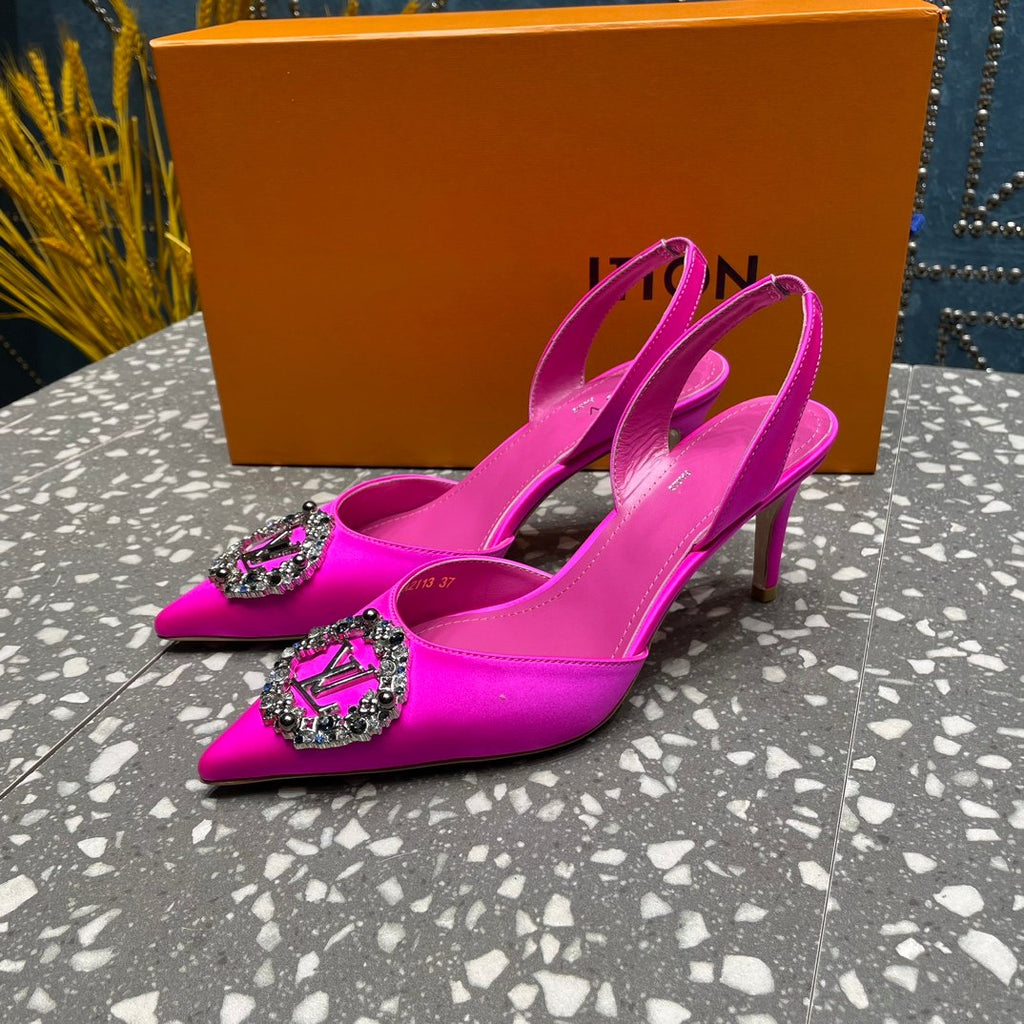 LOUIS VUITTON LV MET SLINGBACK PUMP PINK