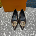 LOUIS VUITTON LV MET FLAT BALLERINA MONOGRAM
