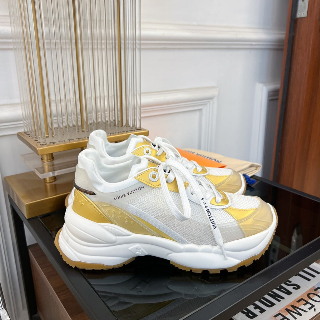 LOUIS VUITTON LV RUN 55 SNEAKER LIGHT YELLOR