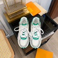 LOUIS VUITTON LV RUN 55 SNEAKER WHITE GREEN