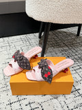 LOUIS VUITTON LV CHERRY HIGH HEELS 25S IN PINK CALFSKIN WITH BOW STYLE 17