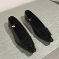 LOUIS VUITTON BALLERINA FLATS IN BLACK PATENT CALFSKIN