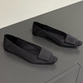 LOUIS VUITTON BALLERINA FLATS IN BLACK SATIN