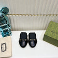 GUCCI BALLET SUPER SLIM BUCKLE BLACK LAMBSKIN