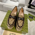GUCCI HORSEBIT PLATFORM LOAFER LIGHT BROWN CALFSKIN