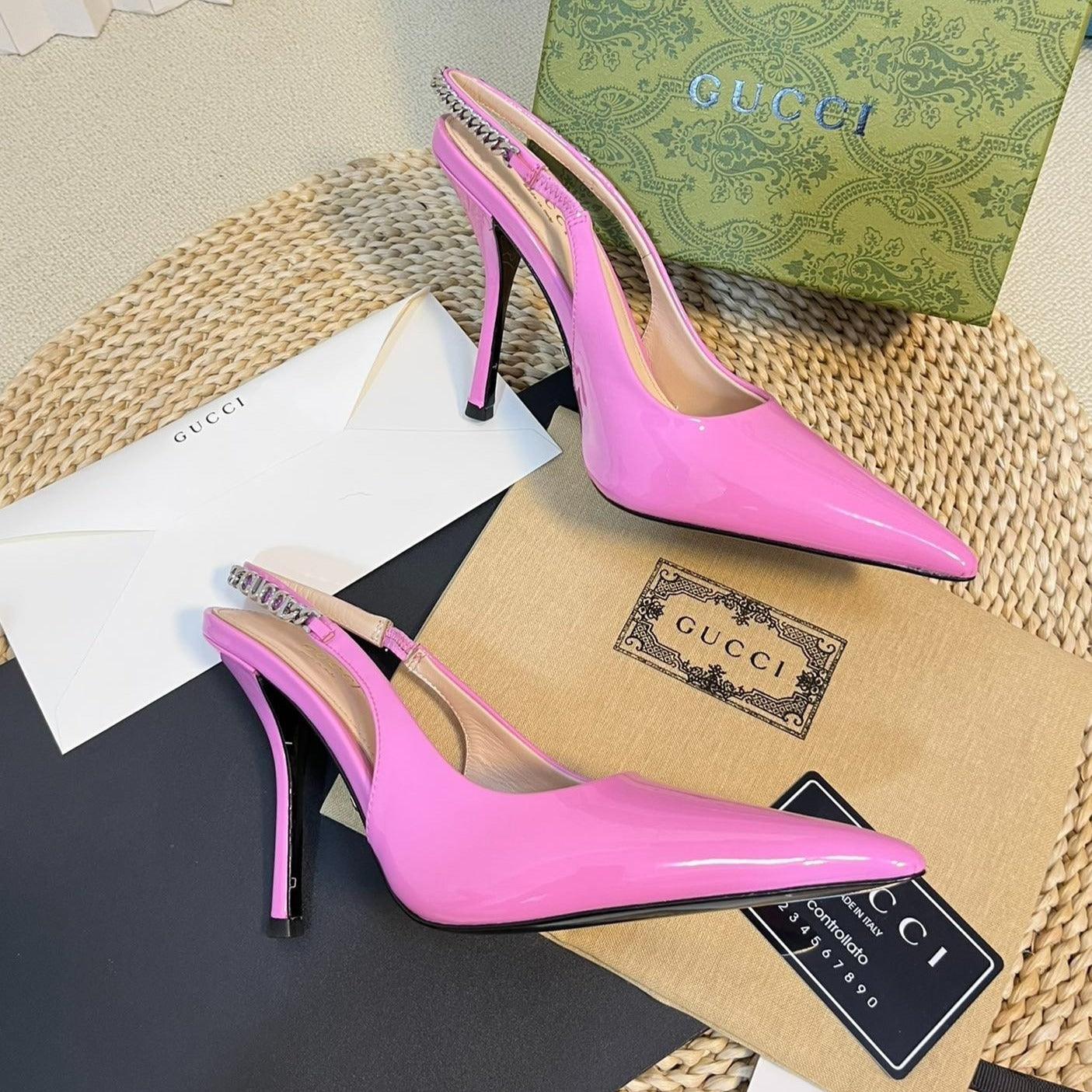 GUCCI Women's High Heels Pink