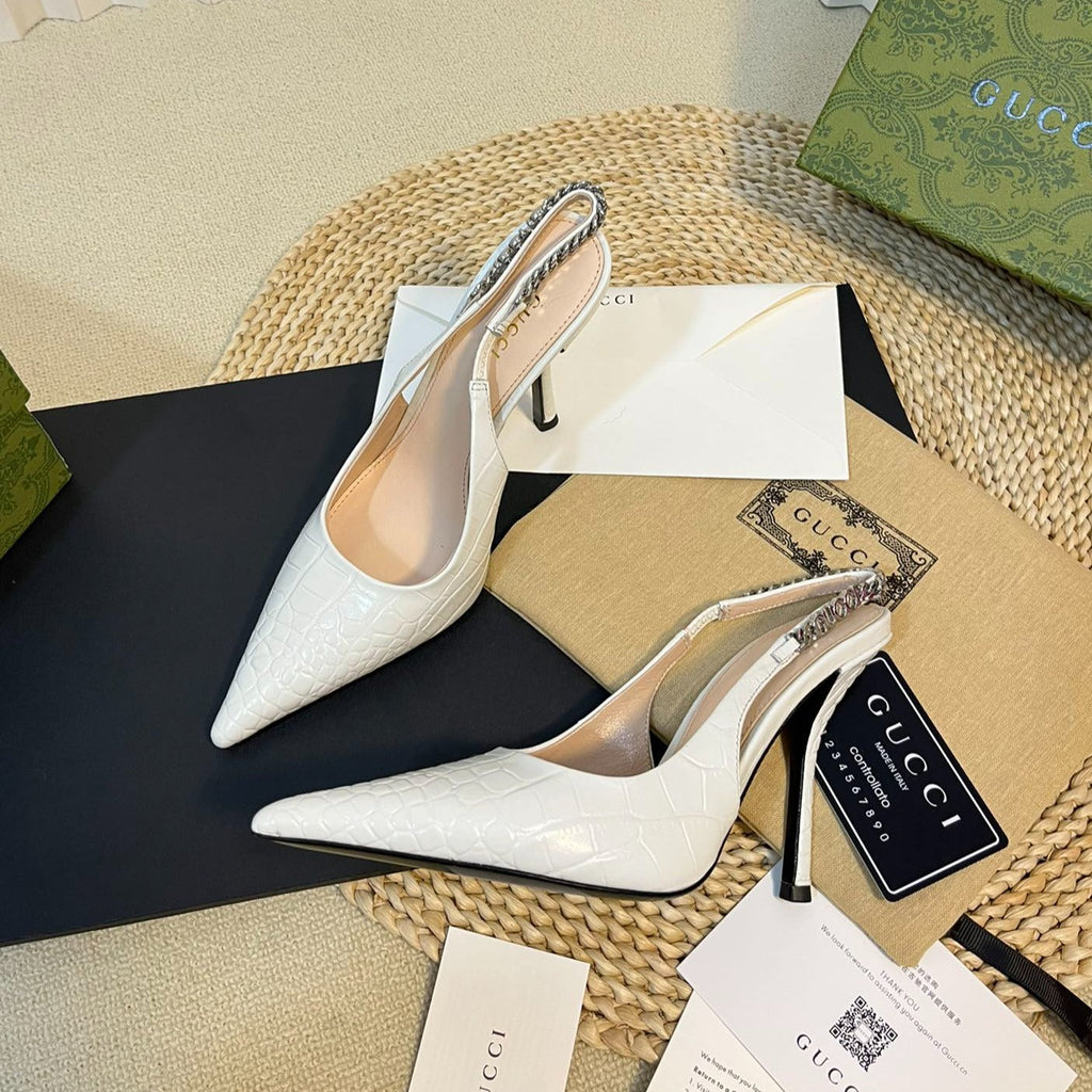 GUCCI Women's High Heels White