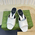 GUCCI Women's Heeled Sandals White
