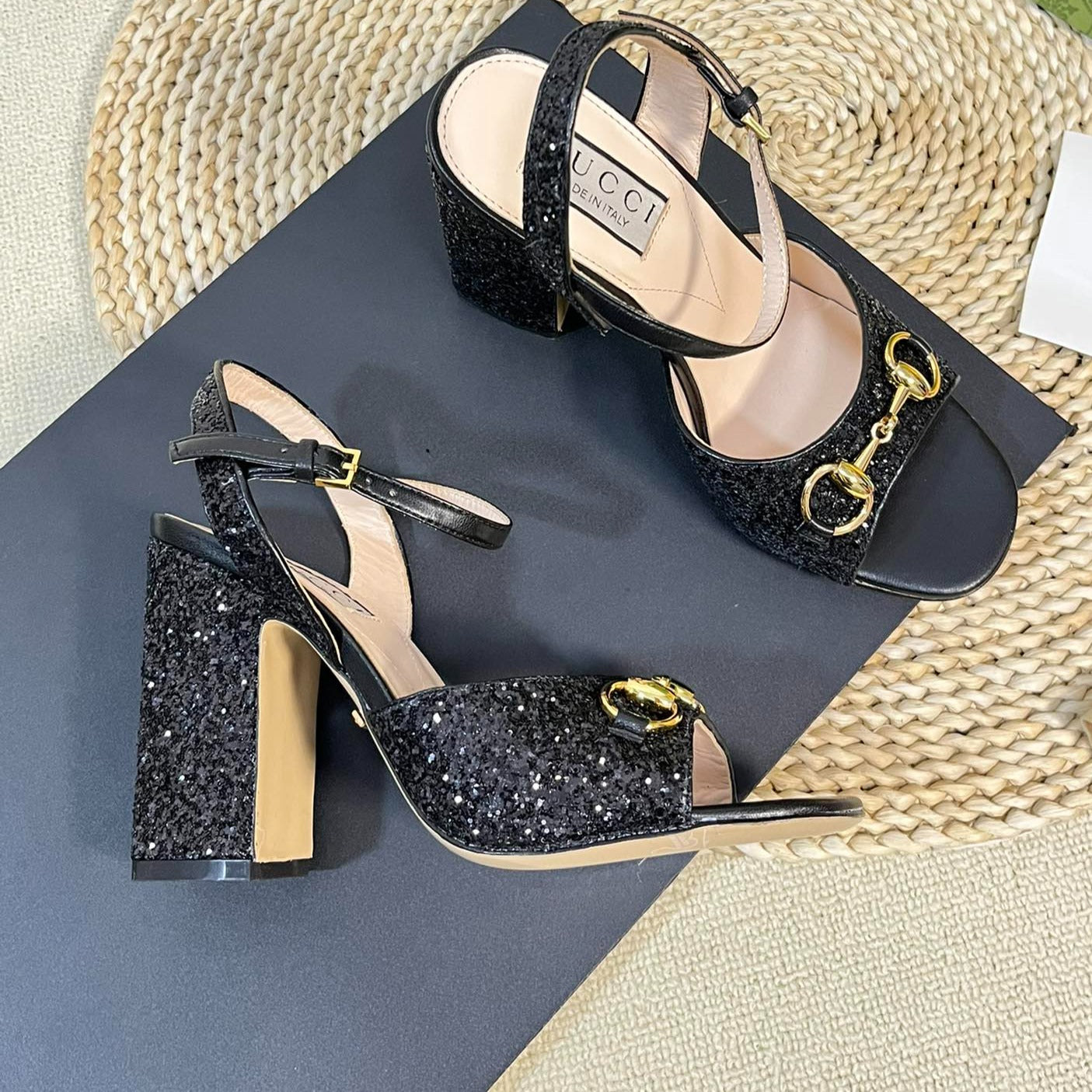 GUCCI Women Sandal High Heels Black