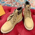 LOUIS VUITTON LV X TIMBERLAND ANKLE BOOT IN TORTILLA BROWN SUEDE