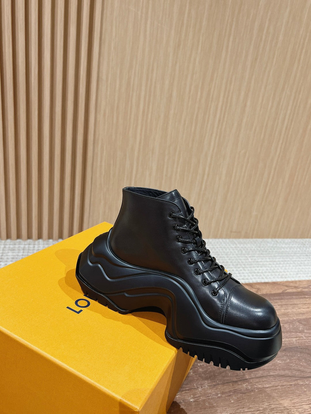 LOUIS VUITTON LV WOMEN CHELSEA BOOT IN BLACK MONOGRAM CALFSKIN