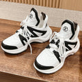 LOUIS VUITTON LV ARCHLIGHT SNEAKER IN WHITE MIX BLACK EMBOSSED CALFSKIN