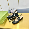 GUCCI HORSEBIT PUMP IN BLACK SHEEPSKIN