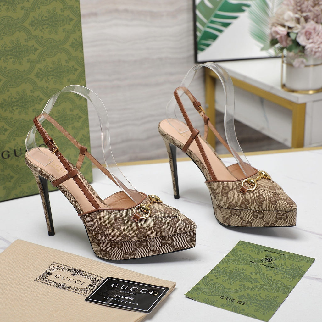 GUCCI Valentino High heels Brown