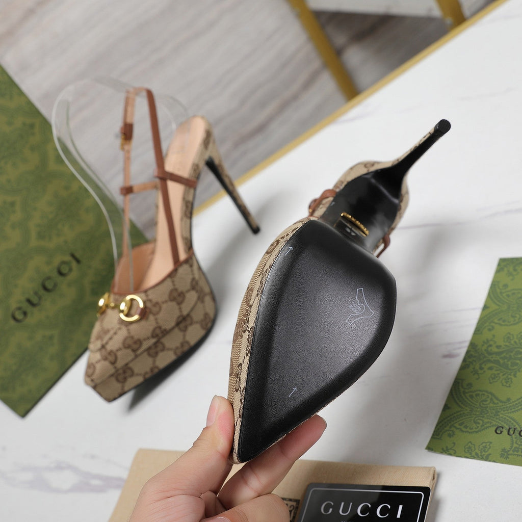 GUCCI Valentino High heels Brown
