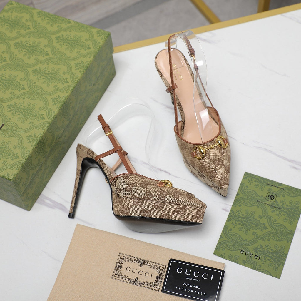 GUCCI Valentino High heels Brown