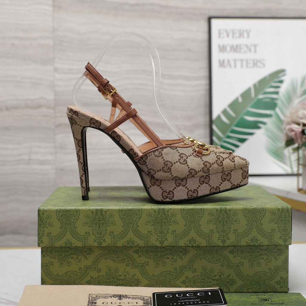 GUCCI Valentino High heels Brown