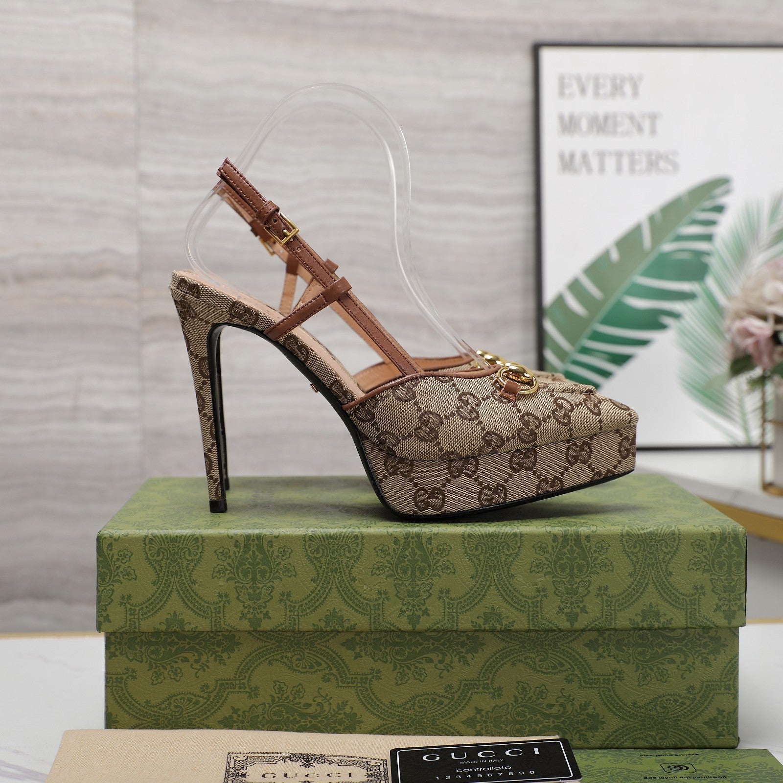 GUCCI Valentino High heels Brown