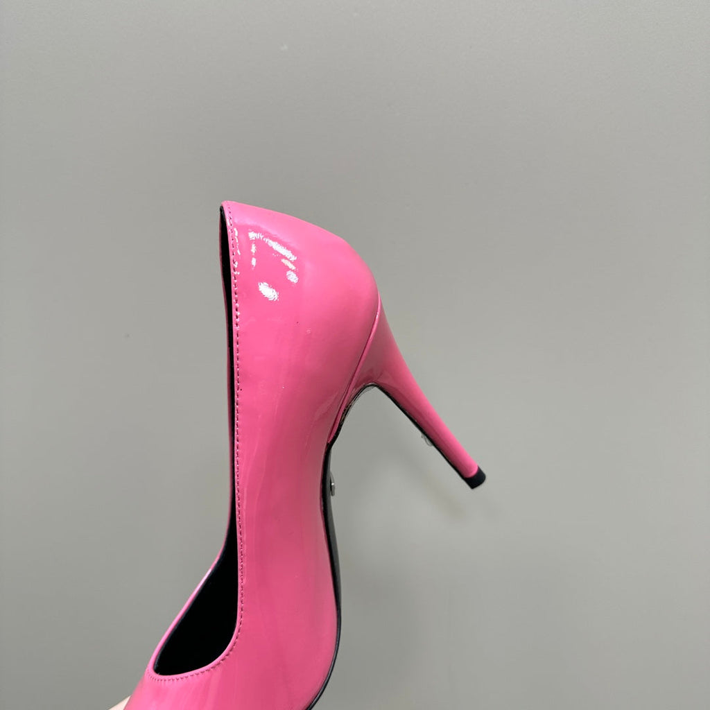 GUCCI 105 HIGH HEEL PUMP FUSCIA LAMBSKIN